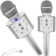 Mikrofons KARAOKE ar skaļruni 22188 silver