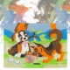 Smilšu gleznas SAND ART (kaķi, suņi) KIK-4162