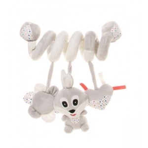 Plīša spirāle RABBIT R07 4BABY Play&Edu