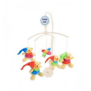 Muzikālais karuselis BEARS BabyMix 14306-izpārdošana*