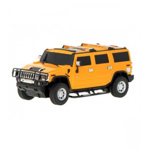 Mašīna ar pulti HUMMER H2 yellow 1:24 (KIK-9422/3)