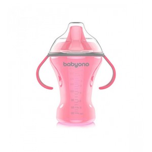 Krūze ar cieto uzgali 260 ml Babyono 1457 pink