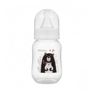 Klasiskā pudele 125 ml AKUKU A0004 black bear