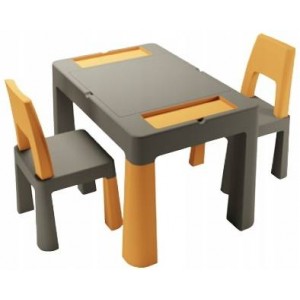 Galdiņš+krēsliņš TEGGI MULTIFUN graphite/mustard TI-011-172*