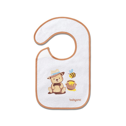 BabyOno Priekšautiņš BEIGE BEAR 832/01